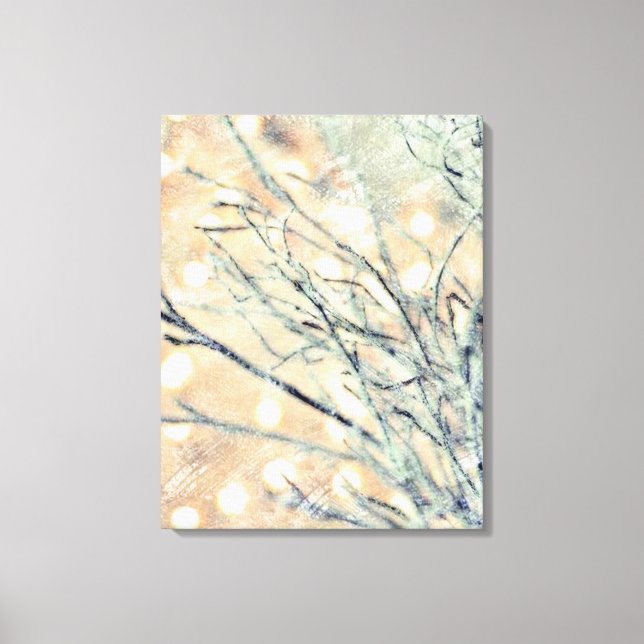 Lienzo Ramas de invierno (Anverso)