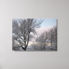 Lienzo Ramas nevadas