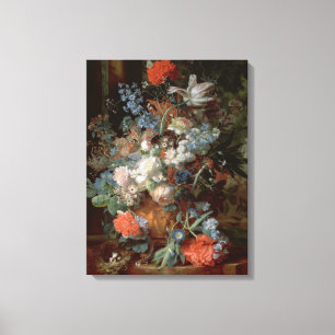 Lienzo Ramo de flores en un paisaje