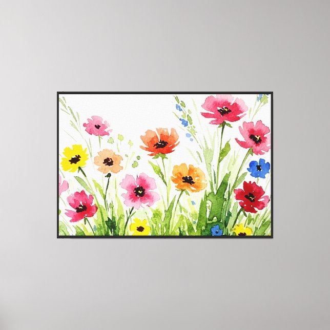 Lienzo Ramo de flores silvestres (Anverso)
