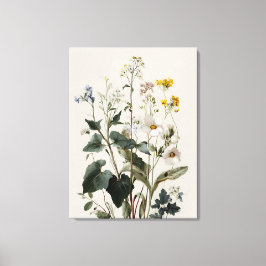 Lienzo Ramo de flores silvestres de Anémona