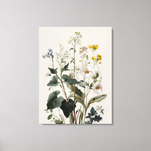 Lienzo Ramo de flores silvestres de Anémona