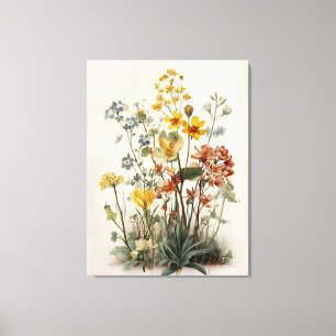 Lienzo Ramo de Pradera de Flores Silvestres