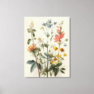 Lienzo Ramo de pradera de flores silvestres