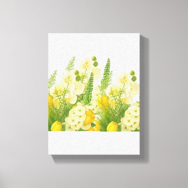 Lienzo Ramo floral elegante de primavera (Anverso)