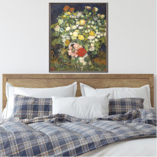 Lienzo Ramo Floral Impresionista Vintage Van Gogh