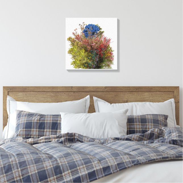 Lienzo Ramo mixto de Brunia | Protea | Conebush (Insitu(Dormitorio))