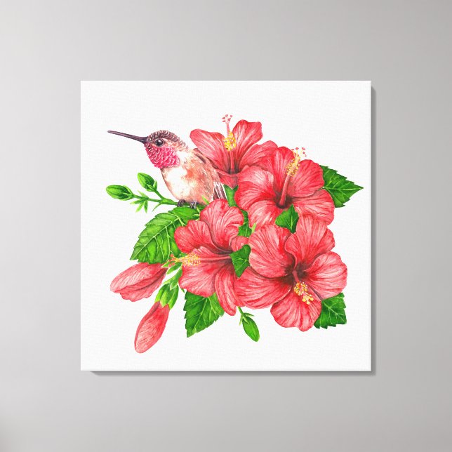 Lienzo Ramo tropical (Anverso)