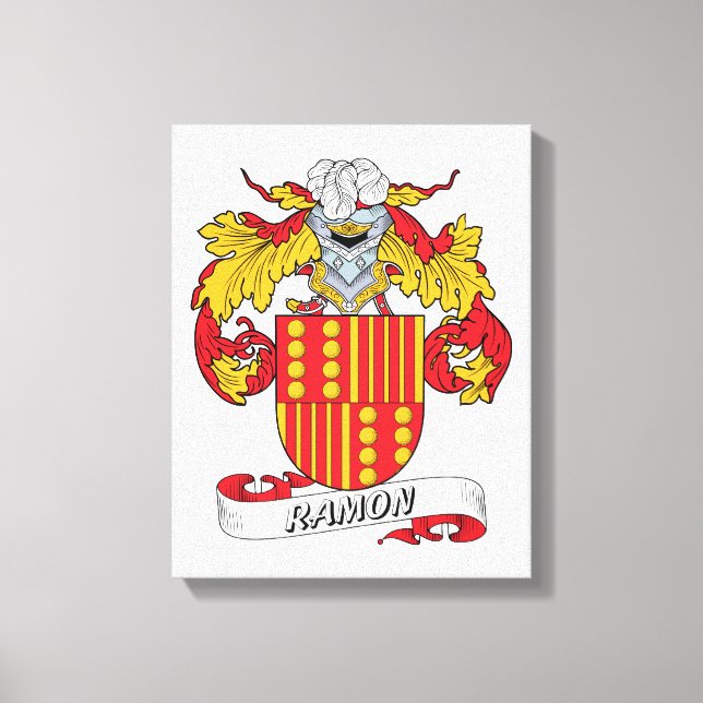 Lienzo Ramon Family Crest (Anverso)