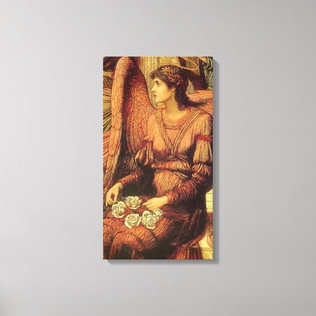 Lienzo Rampartes de la casa de Dios, Ángel de John Strudw (Anverso)