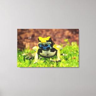 Lienzo Rana venenosa tinctoria, Dendrobates tinctorius,