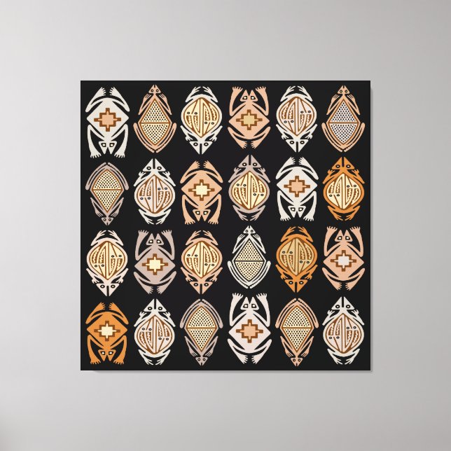 Lienzo Ranas de Salto (Anverso)