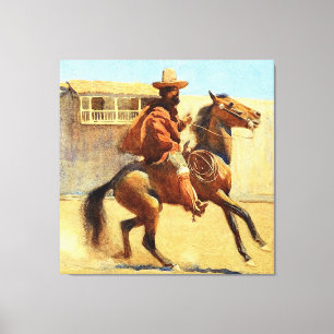 Lienzo Ranchero de la vieja California de Maynard Dixon