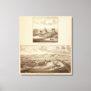 Lienzo Rancho de la compañía Tulare, estación