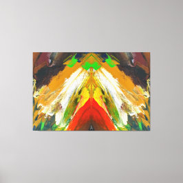 Lienzo Random Abstract Brushstroke Composition by Lukian