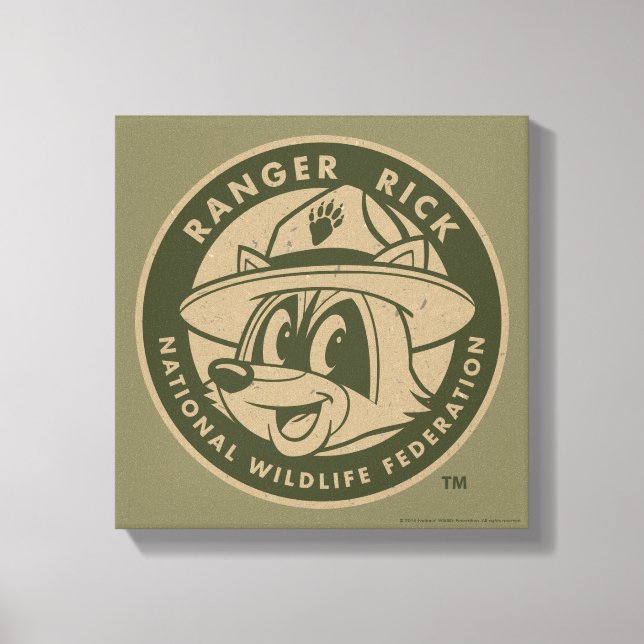 Lienzo Ranger Rick | Logo de Rick Khaki (Anverso)
