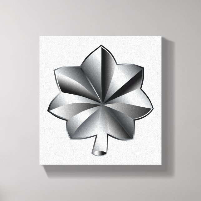 Lienzo Rango Militar de Estados Unidos - Teniente Coronel (Anverso)