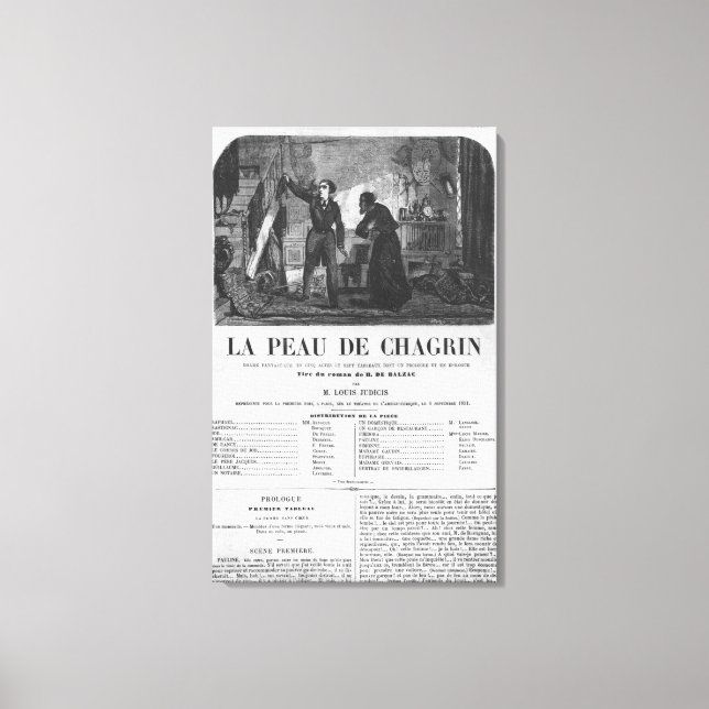 Lienzo Raphael de Valentin y el tendero (Anverso)