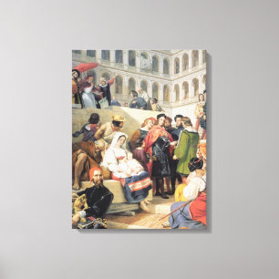 Lienzo Raphael en el Vatican, 1832 (aceite en lona)