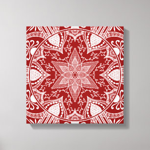 Lienzo Raspberry Mandala