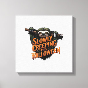 Lienzo Rastreramente se Arrastra Este Halloween - Camiset