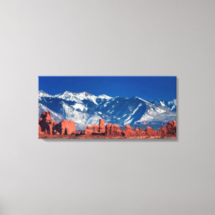 Lienzo Rastro equilibrado de la roca