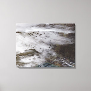 Lienzo Rastros de la disipación de los aviones