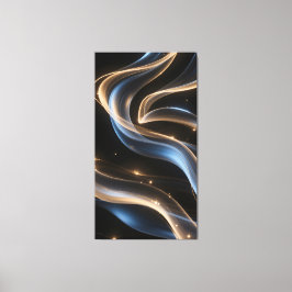 Lienzo Rastros de luz abstractos se mueven lentamente en