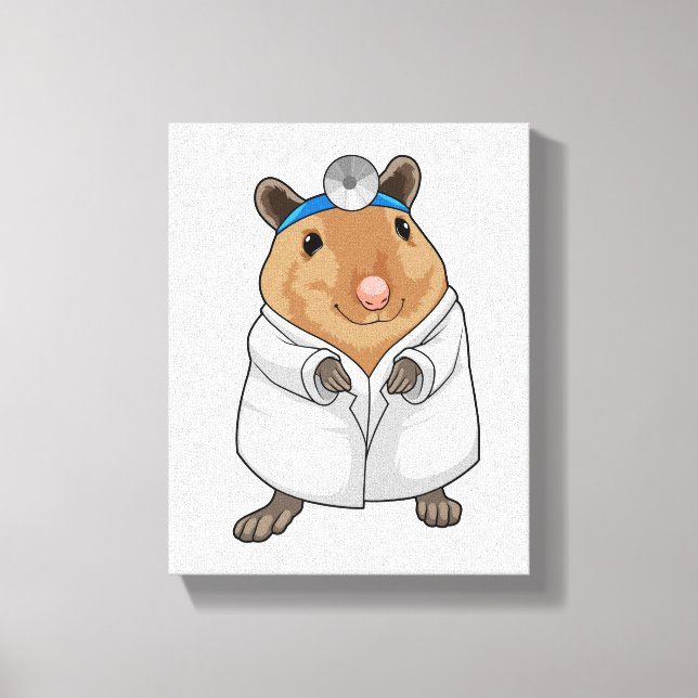 Lienzo Rat as Doctor with Doctor's coat (Anverso)