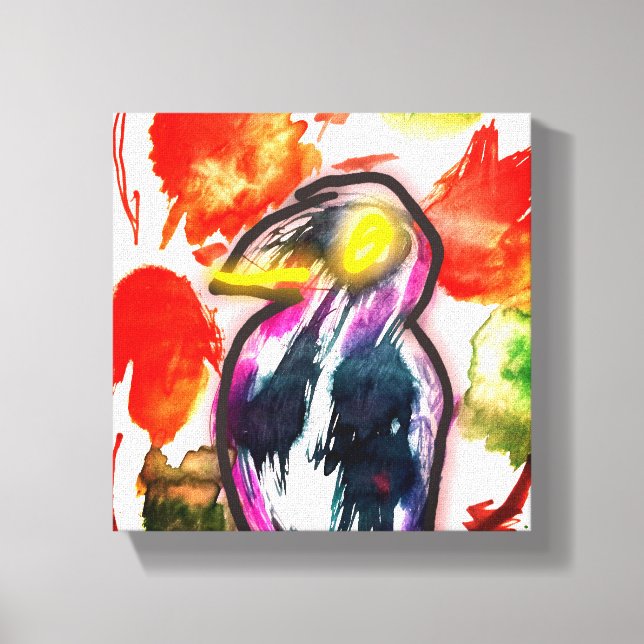 Lienzo Raven autumn (Anverso)