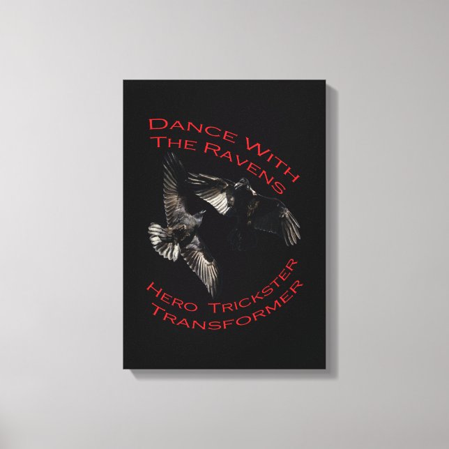 Lienzo Raven el transformador (Anverso)