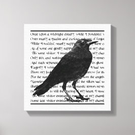 Lienzo Raven Poem Edgar Allan Poe