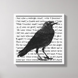 Lienzo Raven Poem Edgar Allan Poe
