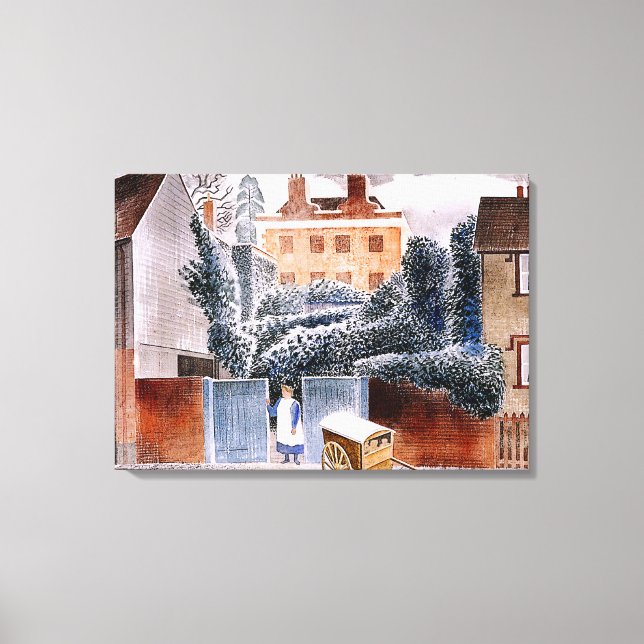 Lienzo Ravilious - Castillo Hedingham, Essex (Anverso)