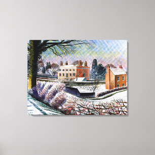 Lienzo Ravilious - Vicarage en invierno,