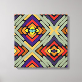 Lienzo Rayas abstractas multicolores