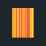 Lienzo Rayas amarillas rojas naranja<br><div class="desc">Impresión de canvas de rayas amarillas rojas naranja</div>