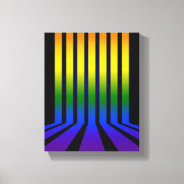 Lienzo Rayas arcoiris