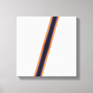 Lienzo Rayas blancas