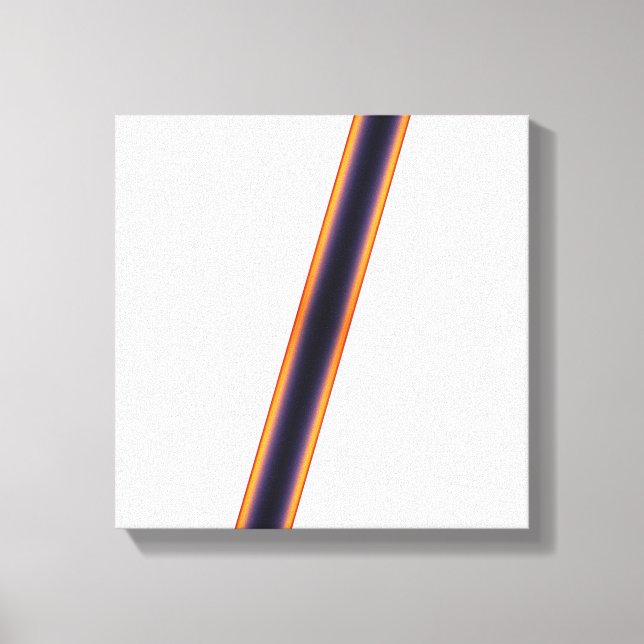 Lienzo Rayas blancas (Anverso)