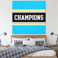 Rayas CHAMPIONS Azul Azure Negro Blanco Naranja