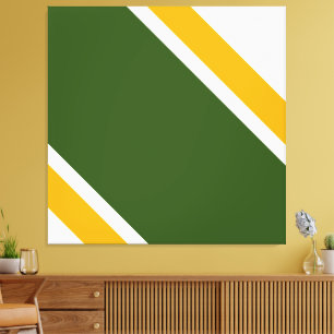 Lienzo Rayas de Carreras inclinadas de Naranja amarillo v