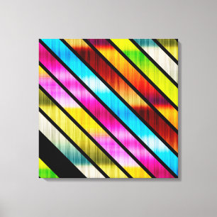 Lienzo Rayas de color lisas