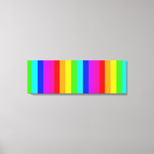 Lienzo rayas de colores completos