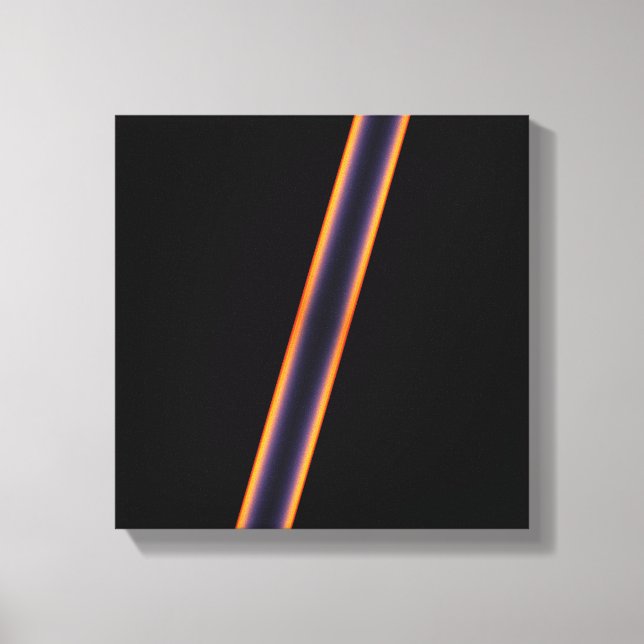 Lienzo Rayas negras (Anverso)