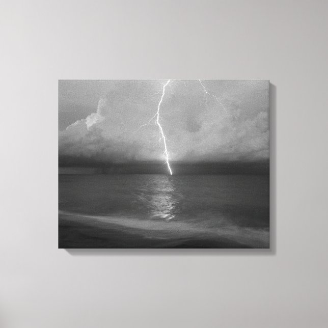 Lienzo Rayo de playa (Anverso)