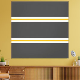 Lienzo Rayos De Carreras Blanca Amarillo Delgado Sobre Gr