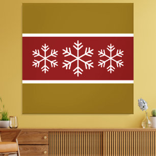 Lienzo Rayos de invierno marrones rojos de invierno marro