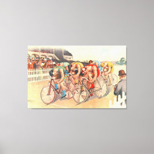 Lienzo Raza de bicicleta 1895