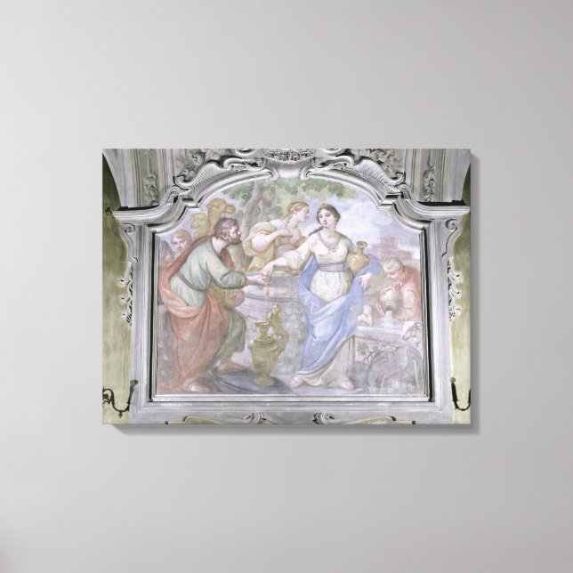 Lienzo Rebecca en el Pozo, de la Refectoria, 1753-54 ( (Anverso)